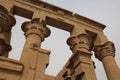 Closeup of Columns, Kiosk of Trajan, Philae Temple Complex, Aswan, Egypt