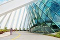 Building in the park Gardens by the Bay, Singapore. Royalty Free Stock Photo