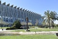 Building in the park Turia in Valencia