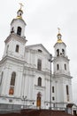 Building piously-uspenskoj church in Vitebsk Royalty Free Stock Photo