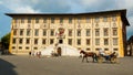 Building of Pisa Superiore University on Piazza dei Cavalieri Royalty Free Stock Photo