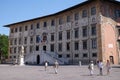 Building of Pisa Superiore University on Piazza dei Cavalieri Palazzo della Carovana in Pisa Royalty Free Stock Photo