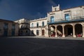 Building in Plaza de la Catedral in Old Havana, Cuba Royalty Free Stock Photo