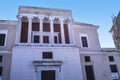 Building in the Port Area of Corfu in the main Town welcomes Cruise Liners