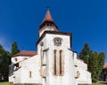 Building of Prejmer fortified church has been started by Teutonic Knights in 1218, Brasov, Romania Royalty Free Stock Photo