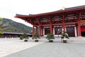 The pavilion in putuoshan buddha college, adobe rgb Royalty Free Stock Photo