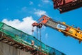 Building Railway SkyTrain Construction Site Royalty Free Stock Photo