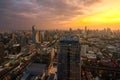 Building in Ratchaprasong and Sukhumvit area Royalty Free Stock Photo