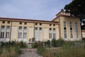 Rationalist-style building in Tuscany, Italy