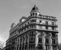 Old Office Building in Las Ramblas Royalty Free Stock Photo