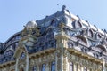 Building of reconstructed famous historical hotel Big Moscow hotel in modern style on Deribasovskaya street Royalty Free Stock Photo