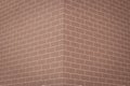 Building red brick wall of texture Royalty Free Stock Photo