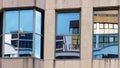 Building Reflections in Plate Glass Windows Royalty Free Stock Photo