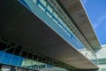 Building with reflective windows against blue sky Royalty Free Stock Photo