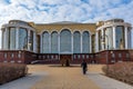 Building of regional state court in Astrakhan, Russia