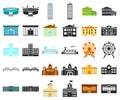 Building repair cartoon,black icons in set collection for design.Building material and tools vector symbol stock web Royalty Free Stock Photo