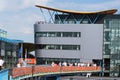 Building and restaurant at Autoraces on TT Circuit in Assen Royalty Free Stock Photo