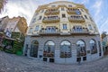 Building and restaurant on the old street Skadarlija