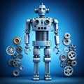Building Robots: The Art of Configuration and Mechanical Design Royalty Free Stock Photo