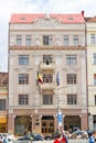 The building of Romanian National Bank, Cluj-Napoca Royalty Free Stock Photo