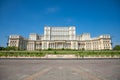 Building of Romanian parliament in Bucharest is the second largest building in the world Royalty Free Stock Photo