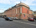 The building of the Russian Academy of Arts on Prechistenka street. Moscow, Russia