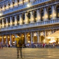 Building on Saint Mark Square in Venice Royalty Free Stock Photo