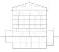 Building Section Plan Royalty Free Stock Photo