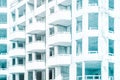 Building shell, apartment building under construction Royalty Free Stock Photo