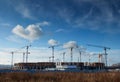 Building site of the Baltic Arena Royalty Free Stock Photo