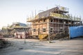 Building site with new homes Royalty Free Stock Photo