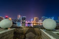 Building and the skyline of Macau Royalty Free Stock Photo