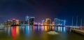 Building and the skyline of Macau Royalty Free Stock Photo