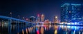 Building and the skyline of Macau