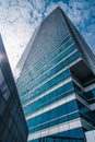 Windows of Skyscraper Business Office, Corporate building. Royalty Free Stock Photo