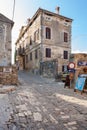 Building in the small town Motovun on Istria peninsula in Croatia Royalty Free Stock Photo