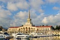 The building of the Sochi seaport Royalty Free Stock Photo