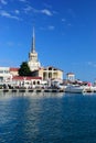 The building of the Sochi seaport Royalty Free Stock Photo