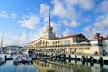 The building of the Sochi seaport Royalty Free Stock Photo