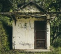 A building somewhere in a forest called kakani, nepal