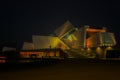 Building of a Somontano winery in aragonese Pyrinees Royalty Free Stock Photo