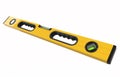 Building spirit level tool isolated on white with clipping path Royalty Free Stock Photo