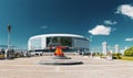 Building Of Sports Complex Minsk Arena In Minsk, Belarus Royalty Free Stock Photo
