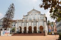 Building of St. Aloysius Chapel in old Rome style, build in 1878 by Jesuits