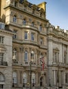 A building on st james street in london shows the old style