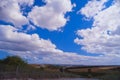 Building highway 6 near the village of Amiqam in the middle of green fields Israel Royalty Free Stock Photo