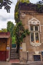 Building on a street in the old town - Arad. Arad county, Romania Royalty Free Stock Photo