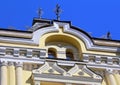 Building in the style of classicism detail Royalty Free Stock Photo