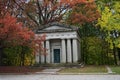 Building in the style of a small Greek temple