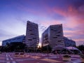 Building in sunset at putrajaya